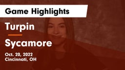 Turpin  vs Sycamore  Game Highlights - Oct. 20, 2022