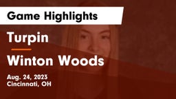 Turpin  vs Winton Woods  Game Highlights - Aug. 24, 2023