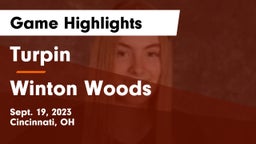 Turpin  vs Winton Woods  Game Highlights - Sept. 19, 2023