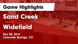 Sand Creek  vs Widefield  Game Highlights - Dec 08, 2016