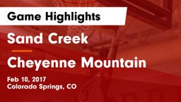 Sand Creek  vs Cheyenne Mountain  Game Highlights - Feb 10, 2017