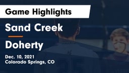 Sand Creek  vs Doherty  Game Highlights - Dec. 10, 2021