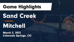 Sand Creek  vs Mitchell  Game Highlights - March 3, 2022