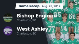 Recap: Bishop England  vs. West Ashley  2017