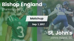 Matchup: Bishop England High vs. St. John's  2017