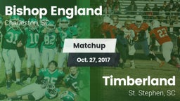 Matchup: Bishop England High vs. Timberland  2017