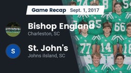Recap: Bishop England  vs. St. John's  2017