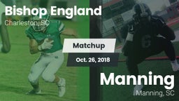 Matchup: Bishop England High vs. Manning  2018