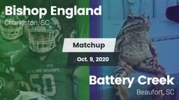 Matchup: Bishop England High vs. Battery Creek  2020