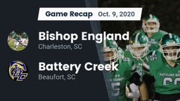 Recap: Bishop England  vs. Battery Creek  2020