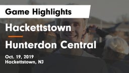 Hackettstown  vs Hunterdon Central  Game Highlights - Oct. 19, 2019