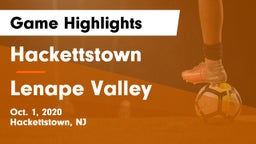 Hackettstown  vs Lenape Valley  Game Highlights - Oct. 1, 2020