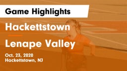 Hackettstown  vs Lenape Valley  Game Highlights - Oct. 23, 2020