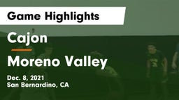Cajon  vs Moreno Valley  Game Highlights - Dec. 8, 2021