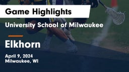 University School of Milwaukee vs Elkhorn Game Highlights - April 9, 2024