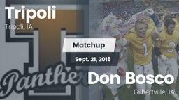 Matchup: Tripoli  vs. Don Bosco  2018