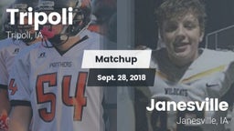 Matchup: Tripoli  vs. Janesville  2018