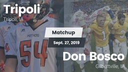 Matchup: Tripoli  vs. Don Bosco  2019