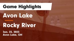 Avon Lake  vs Rocky River   Game Highlights - Jan. 23, 2023