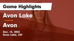 Avon Lake  vs Avon  Game Highlights - Dec. 13, 2023