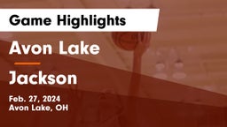 Avon Lake  vs Jackson  Game Highlights - Feb. 27, 2024