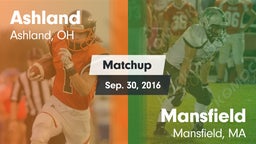 Matchup: Ashland  vs. Mansfield  2016