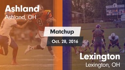 Matchup: Ashland  vs. Lexington  2016