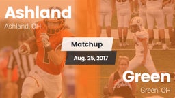 Matchup: Ashland  vs. Green  2017