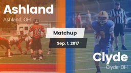 Matchup: Ashland  vs. Clyde  2017