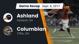 Recap: Ashland  vs. Columbian  2017