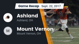 Recap: Ashland  vs. Mount Vernon  2017