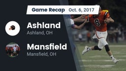 Recap: Ashland  vs. Mansfield  2017