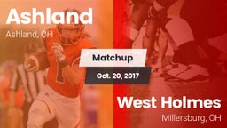 Matchup: Ashland  vs. West Holmes  2017