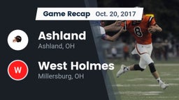 Recap: Ashland  vs. West Holmes  2017