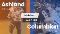 Matchup: Ashland  vs. Columbian  2018