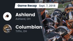 Recap: Ashland  vs. Columbian  2018