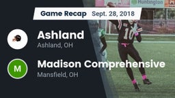 Recap: Ashland  vs. Madison Comprehensive  2018
