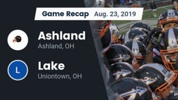 Recap: Ashland  vs. Lake  2019