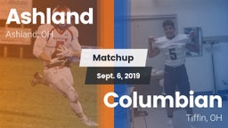 Matchup: Ashland  vs. Columbian  2019