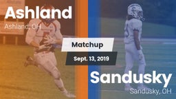 Matchup: Ashland  vs. Sandusky  2019