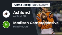 Recap: Ashland  vs. Madison Comprehensive  2019