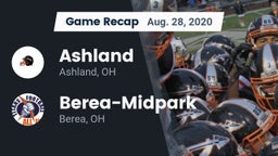 Recap: Ashland  vs. Berea-Midpark  2020