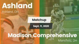 Matchup: Ashland  vs. Madison Comprehensive  2020
