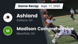 Recap: Ashland  vs. Madison Comprehensive  2020