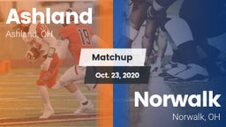 Matchup: Ashland  vs. Norwalk  2020