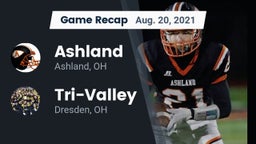 Recap: Ashland  vs. Tri-Valley  2021