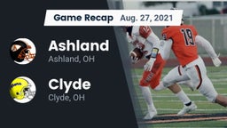 Recap: Ashland  vs. Clyde  2021