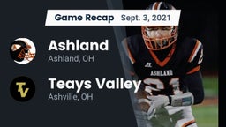 Recap: Ashland  vs. Teays Valley  2021