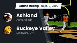 Recap: Ashland  vs. Buckeye Valley  2022