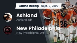Recap: Ashland  vs. New Philadelphia  2022